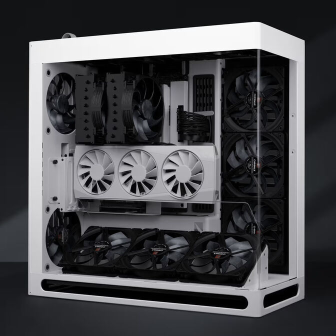 Noctua NF-A14X25 G2 PWM chromax.black L&uuml;fter, LCP - schwarz, 140mm image number 6
