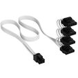 Corsair Cable Set, Type 4, DC Cable Pro Kit, individually sleeved - white image number null