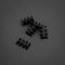 King Mod Service 6-Slot Kabelkamm 3mm klein - schwarz - 5er Set