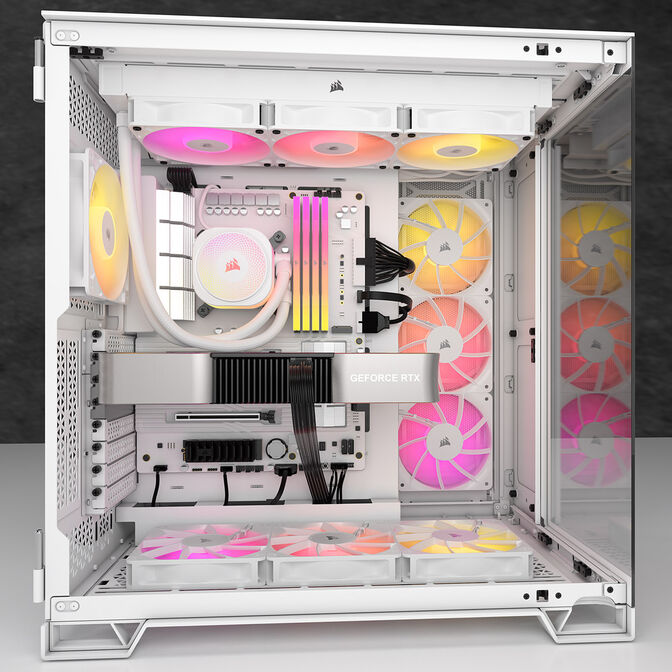 Corsair RS ARGB PWM Fans - Triple-pack, 120 mm, white image number 11