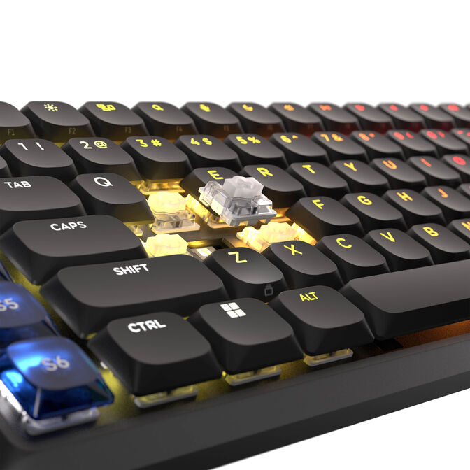 Corsair Vanguard Air 99 Wireless Gaming Keyboard, optical-mechanical, low profile, 8K polling, DE layout - black image number 11