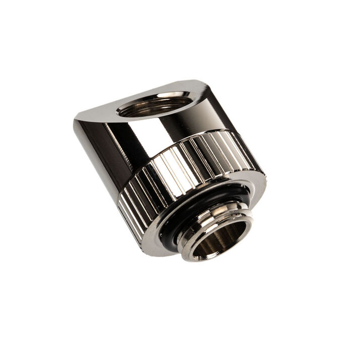 EK Water Blocks EK-Torque Adapter 45 Grad G1/4 Zoll AG auf G1/4 Zoll IG - drehbar, nickel silber image number 1