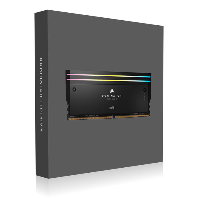 Corsair Dominator Titanium DDR5-6600 RAM, CL32, XMP - 64 GB Dual-Kit, black image number 9