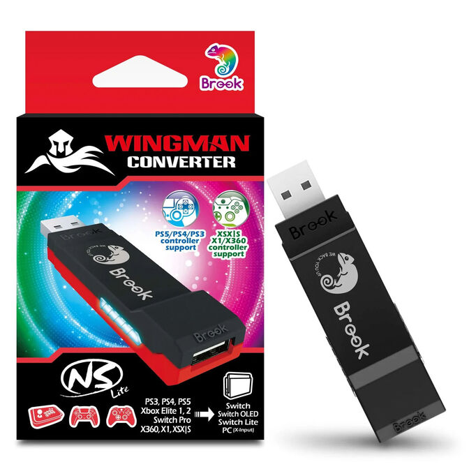 Brook Gaming Wingman USB Controller Adapter for Nintendo Switch 1 & 2 image number 1