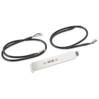 Aqua Computer RGBpx slot bracket for two RGBpx connections