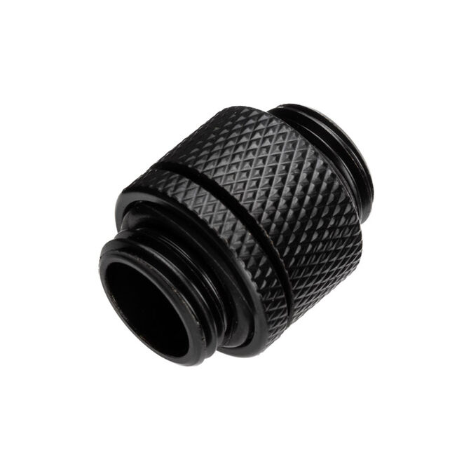 Alphacool Eiszapfen Doppeladapter drehbar G1/4 AG auf G1/4 AG - schwarz image number 1