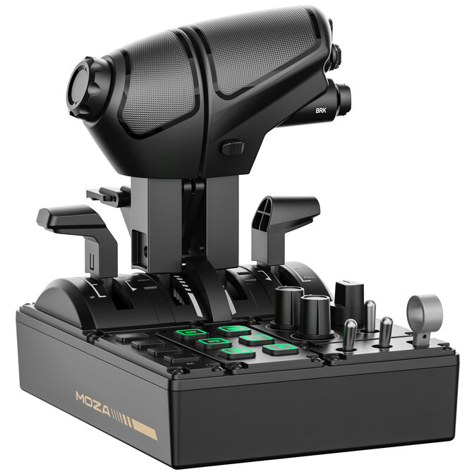 MOZA MTQ Throttle Quadrant, modulares Schubregler-Panel, RGB - schwarz image number 0
