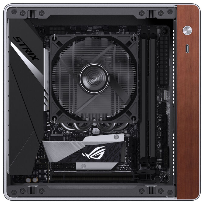 Jonsbo N10 PC-Geh&auml;use, Mini-Tower, Mini-ITX - silber image number 9