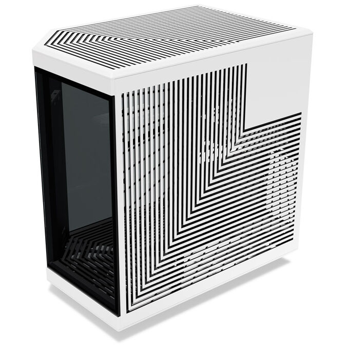 Hyte Y70 Touch PC Case, Mid Tower - Black/White image number 2