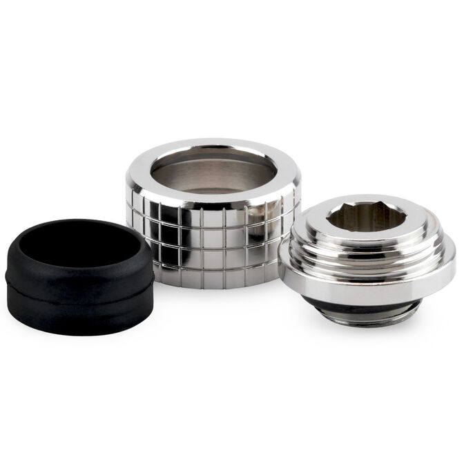 Thermal Grizzly DeltaMate Kompressions-Fitting, Messing - Gloss Nickel, HT16 image number 2