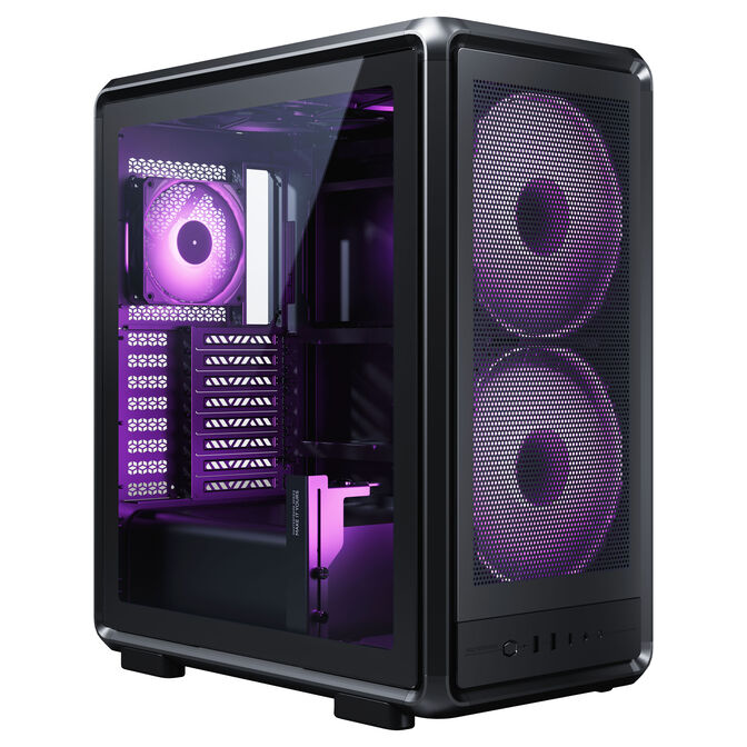 Cooler Master MasterFrame 500 Mesh ARGB PC-Geh&auml;use, Midi-Tower, E-ATX, Tempered Glass - schwarz image number 0