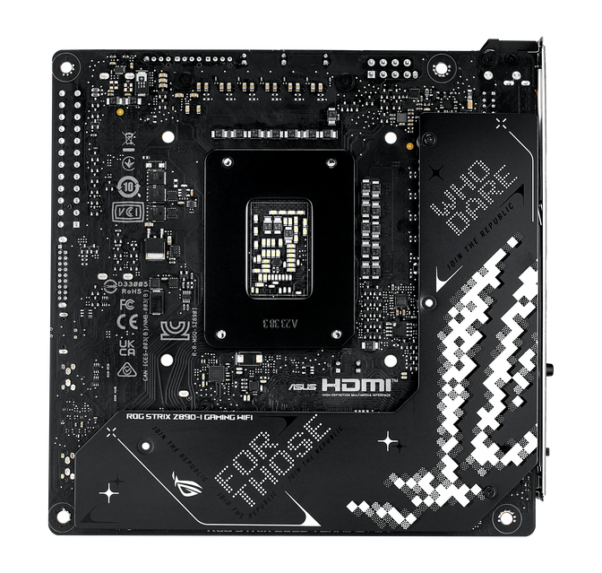 ASUS ROG Strix Z890-I Gaming WiFi motherboard, LGA 1851 socket, Intel Z890, Mini-ITX, DDR5 image number 10