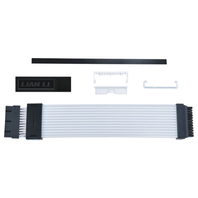 Lian Li "Visual Upgrade Kit" Strimer Wireless 24-Pin RGB Motherboard Cable, Controller + 12V-2x6 GPU Cable Wide & 8.8 Universal Screen - White image number 9