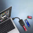 AXAGON ADM2-AM NVMe/SATA SSD Adapter - 10cm image number null