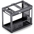Jonsbo C6 MAX PC-Geh&auml;use, Mini-Geh&auml;use, Micro-ATX, Tempered Glass - schwarz image number null