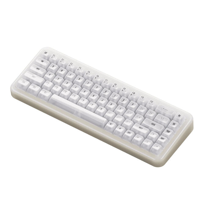 Akko YU01 White Jade Gaming Keyboard, RGB - 65%, V3 Piano Pro Switches, ANSI (US) image number 0