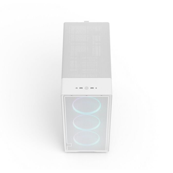 Fractal Design Epoch XL White RGB TG Clear Tint PC Case, Mid Tower, E-ATX, ARGB, Tempered Glass &ndash; white image number 4