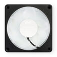 Alphacool Apex Stealth Metal Aurora PWM Fan, RGB - matte black, 120mm image number null