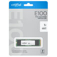 Crucial E100 NVMe SSD, PCIe 4.0 M.2 Type 2280 - 1TB, retail image number null