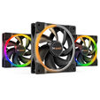 be quiet! Light Wings ARGB PWM L&uuml;fter, Triple Pack - 140mm, schwarz image number null