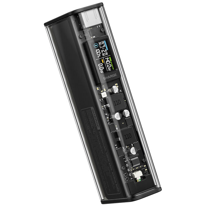 SHARGE Shargeek 140 20000 mah Powerbank - Black image number 3