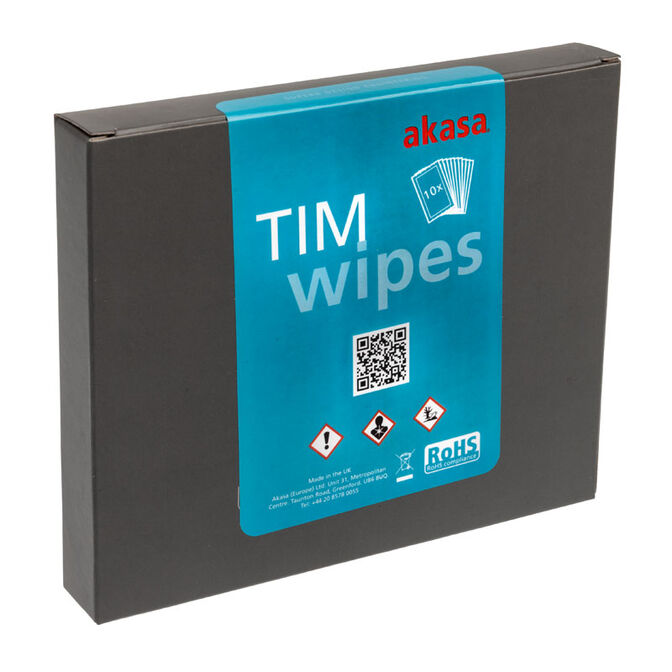 Akasa TIM Wipe Cleaning Wipes - 10 Pieces image number 1