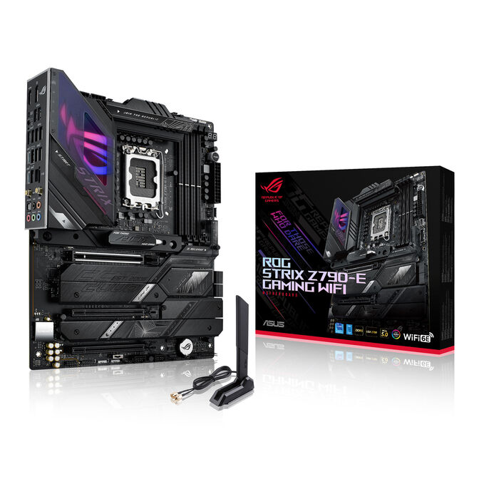 ASUS ROG Strix Z790-E Gaming WiFi Mainboard, Sockel 1700, Intel Z790, ATX, DDR5 image number 0