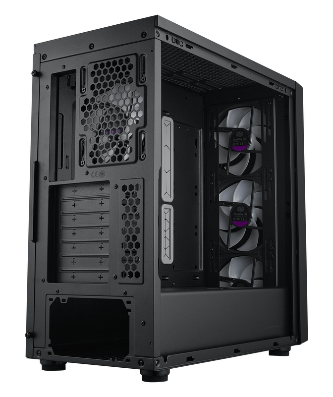 Cooler Master MasterBox 600 ARGB PC-Geh&auml;use, Midi-Tower, E-ATX, RGB, Tempered Glass - schwarz image number 7