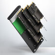 AXAGON EEM2-SBC RAW BOX externes Geh&auml;use f&uuml;r M.2 SSDs USB-C 3.2 Gen 2 - schwarz image number null