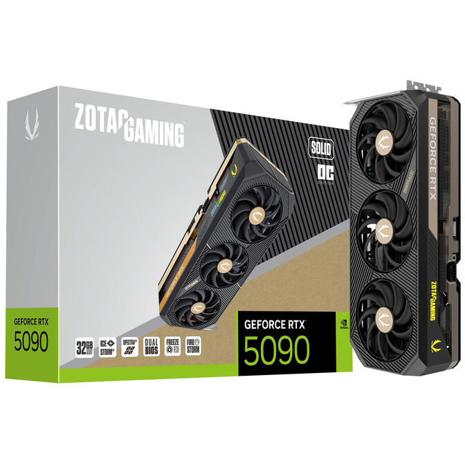 ZOTAC GAMING GeForce RTX 5090 SOLID OC, 32768 MB GDDR7 image number 0