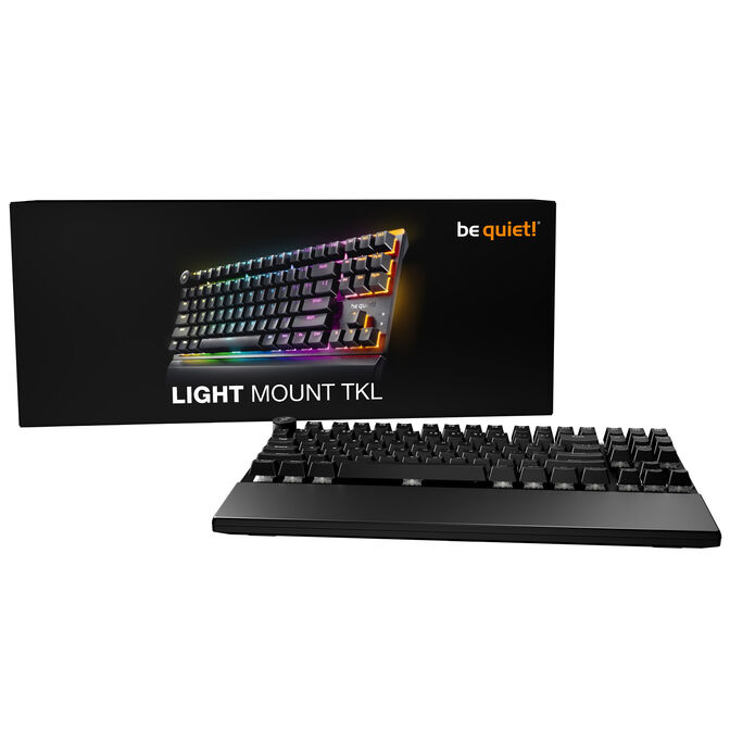 be quiet! Light Mount TKL Gaming-Tastatur, 80%, RGB - Silent Tactile, schwarz, DE (ISO) image number 6