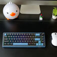 Ducky OK-M 65 Gaming Keyboard, 65%, Hot-Swappable, RGB, ISO - KTT Linear image number null