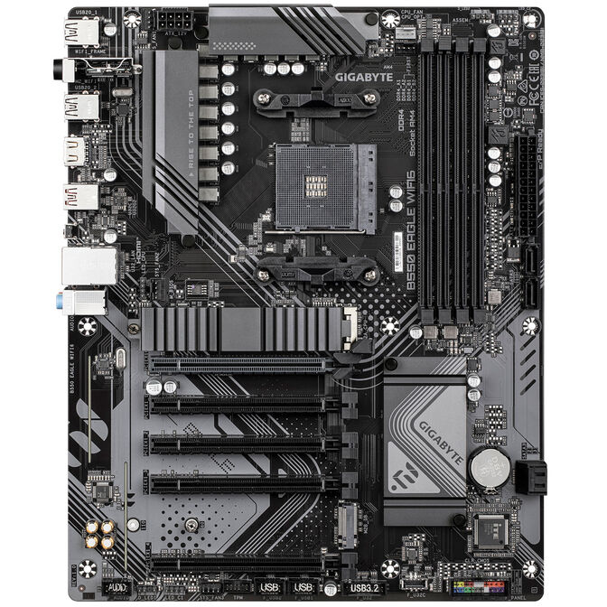 GIGABYTE B550 Eagle WiFi6 Motherboard, Socket AM4, AMD B550, ATX, DDR4 image number 2