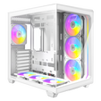 Antec C5 PC case, mid tower, ATX, RGB, tempered glass - white image number null