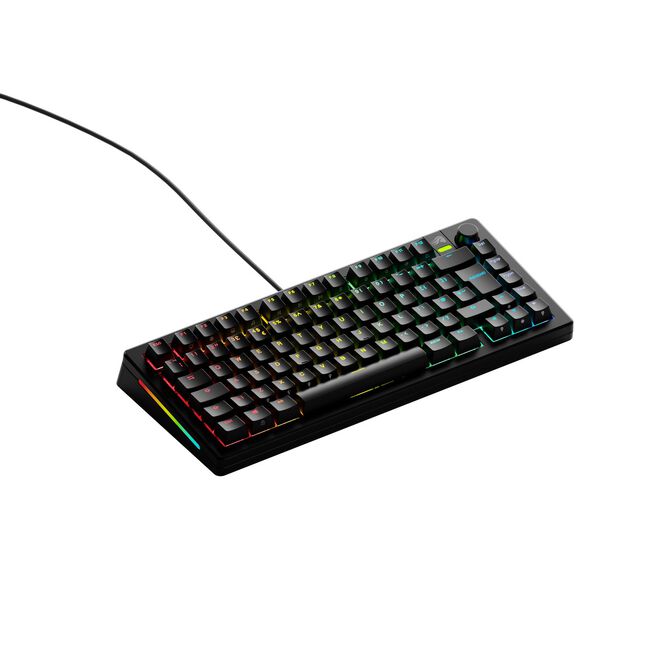 Glorious GMMK 3 75 % Gaming-Tastatur, Fox Switches - ISO UK, schwarz image number 1