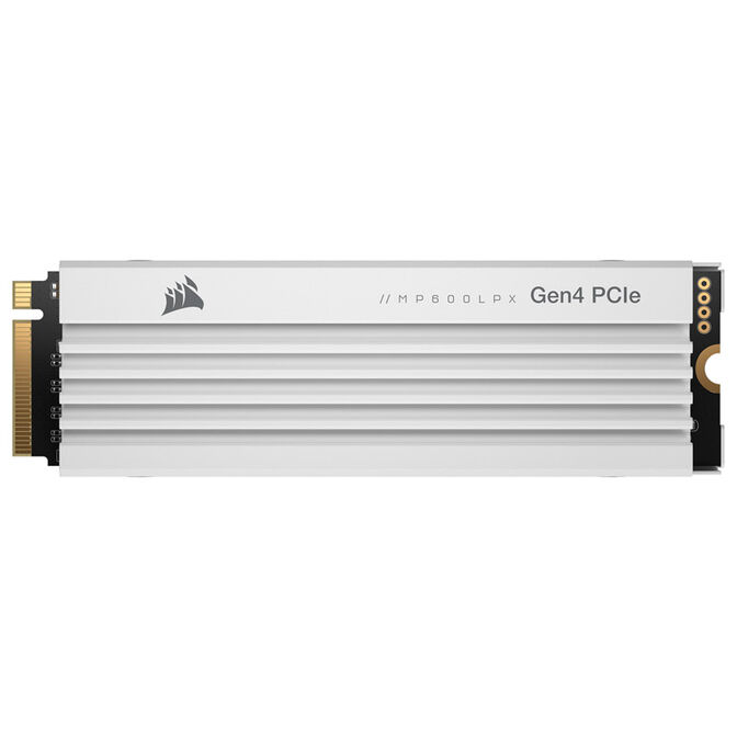 Corsair MP600 Pro LPX NVMe SSD, PCIe 4.0 M.2 Type 2280 - 2 TB - white image number 5