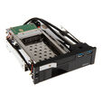 Akasa 5.25 inch drive bay for 1x 3.5 + 1x 2.5 inch, including 2x USB 3.0 image number null
