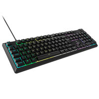 Corsair Gaming K55 Core RGB Gaming Tastatur, Full-Size (100%), Rubber Dome &ndash; schwarz, ISO (DE)