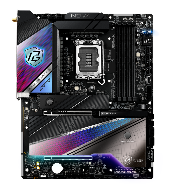 ASRock Z890 Nova WiFi Mainboard, Sockel LGA 1851, Intel Z890, ATX, DDR5 image number 3