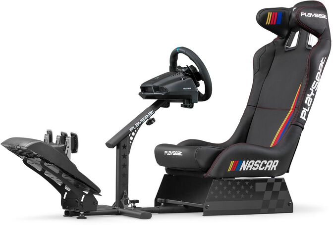 Playseat Evolution PRO NASCAR Racing Cockpit, foldable, PU leather - Black image number 12