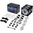 PHANTEKS NV7 - black + D30 PWM Reverse Airflow D-RGB fans, 3-pack - 120mm image number null