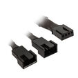 Kolink 1-2 PWM L&uuml;fter Splitterkabel - 35 cm, geflochten, schwarz image number null