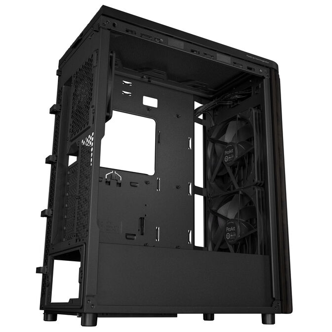 ASUS ProArt PA401 Wood Edition PC-Geh&auml;use, Midi-Tower, ATX, Mesh-Panel &ndash; schwarz image number 8