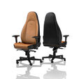 noblechairs ICON Real Leather Gaming Chair  - Cognac/Black image number null