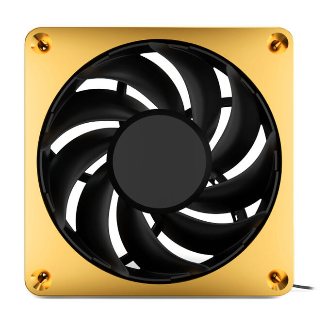 Alphacool Apex Stealth Metall L&uuml;fter 120 mm, 2.000 U/min - gold image number 1