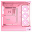 HYTE Y50 Midi-Tower PC-Geh&auml;use, E-ATX, Tempered Glass - Strawberry Milk image number null