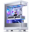 Phanteks Glacier One 360M25 LCD AiO Water Cooling, 6-Inch Display - 360mm, White image number null