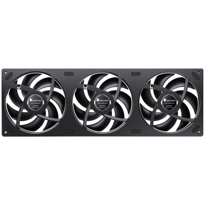 Jonsbo ZA-420BR PWM Fan, Reverse, ARGB - 3x 140mm, black image number 8