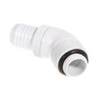 Bitspower Anschluss 45 Grad G1/4 Zoll AG auf 13mm ID - drehbar, wei&szlig; image number null
