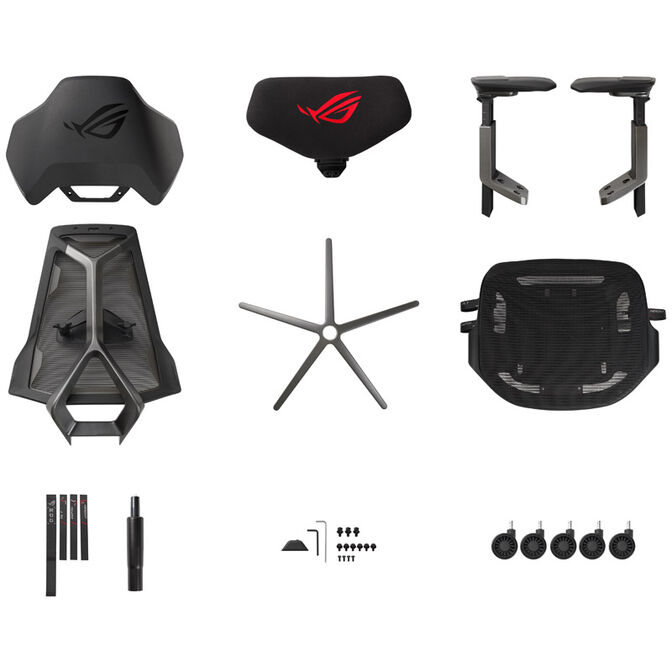 ASUS ROG Destrier Ergo Gaming Chair - black image number 9